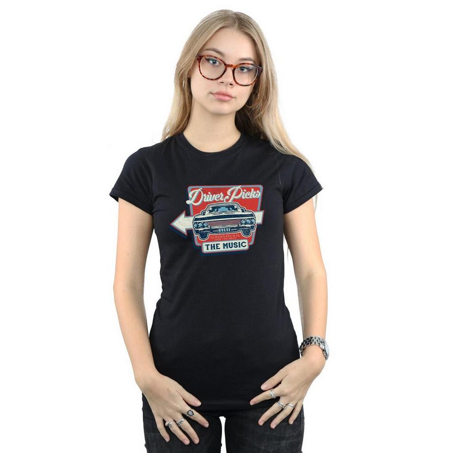 Supernatural Driver Picks The Music T-Shirt  