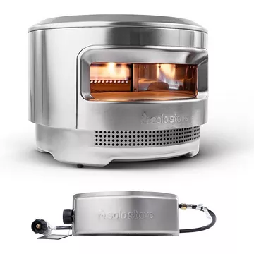 Pi Pizzaofen, Holz und Gas