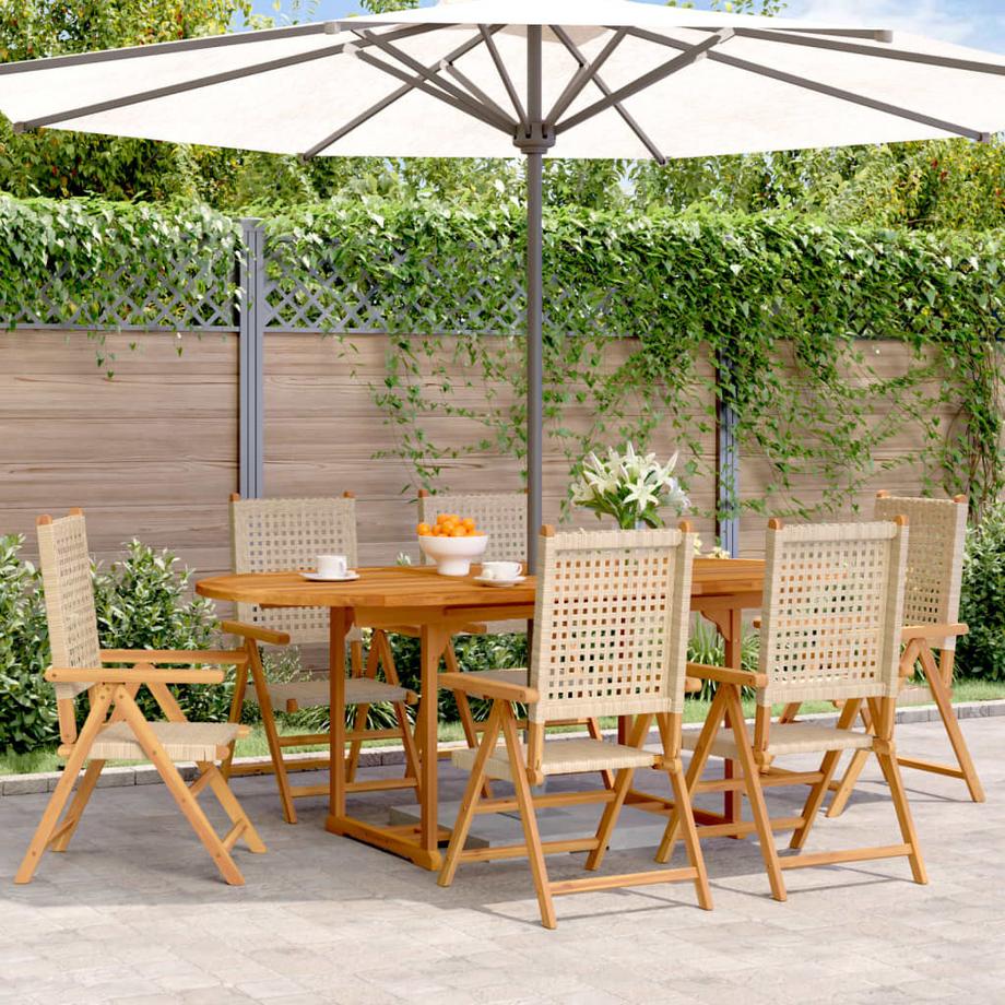 VidaXL set da pranzo da giardino Legno di acacia  