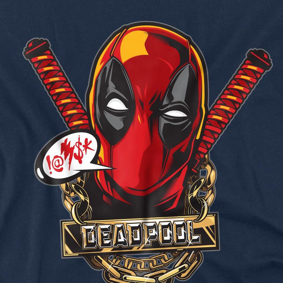 Deadpool Marvel Grafikdruck T-Shirt  