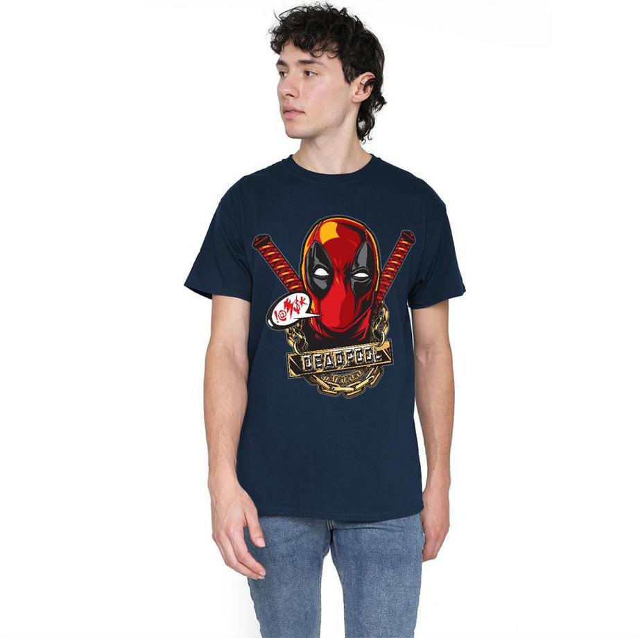 Deadpool Marvel Grafikdruck T-Shirt  