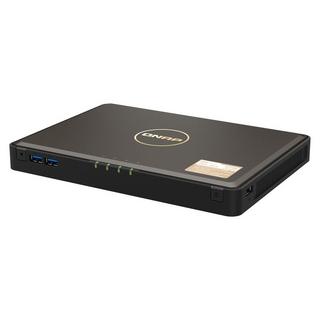 Qnap  TBS-464 NAS Desktop Eingebauter Ethernet-Anschluss Schwarz N5105 