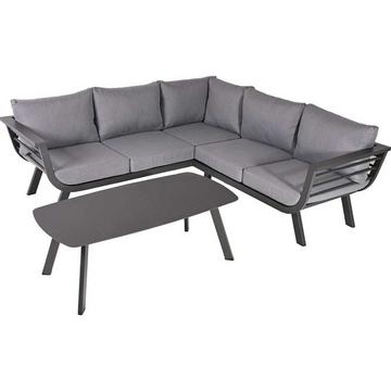 Salotto da giardino Aurelia grigio