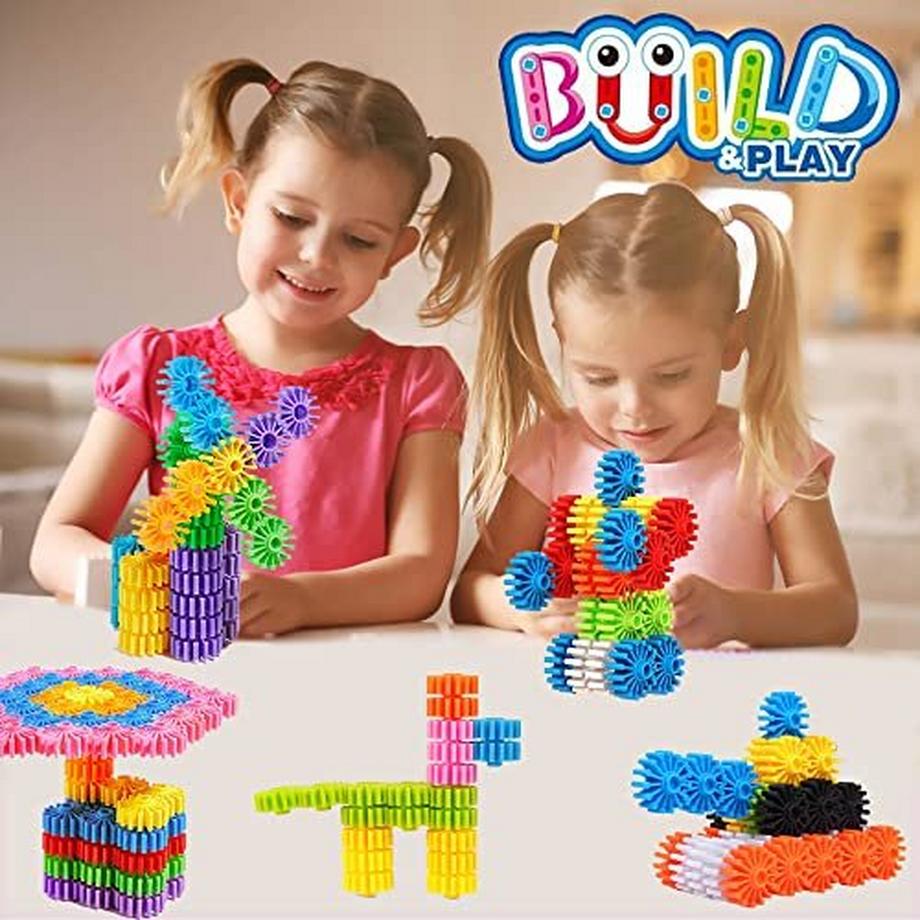 Activity-board  Gears Interlocking Learning Set - Baukasten für Anfänger - Konstruktionsspielzeug Set Baukasten 
