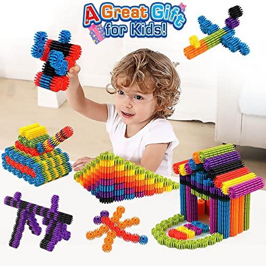 Activity-board  Gears Interlocking Learning Set - Baukasten für Anfänger - Konstruktionsspielzeug Set Baukasten 