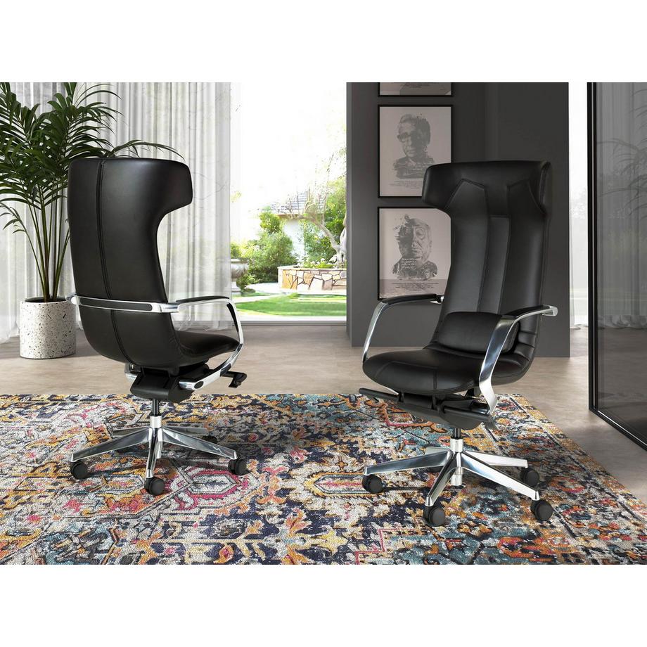 ANGEL CERDA Fauteuil de bureau pivotant en similicuir  