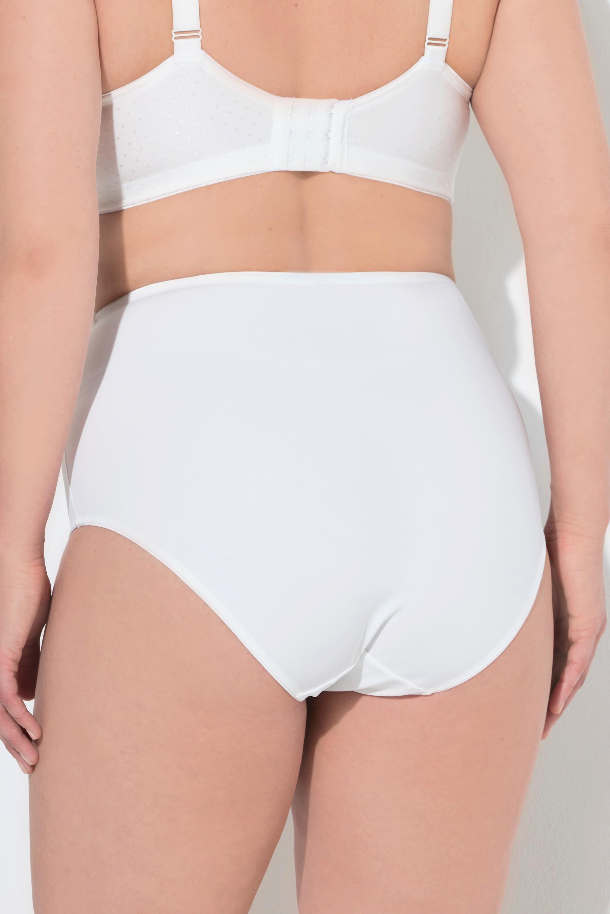 Ulla Popken Slip Modellante Vita Alta Inserto Pizzo  