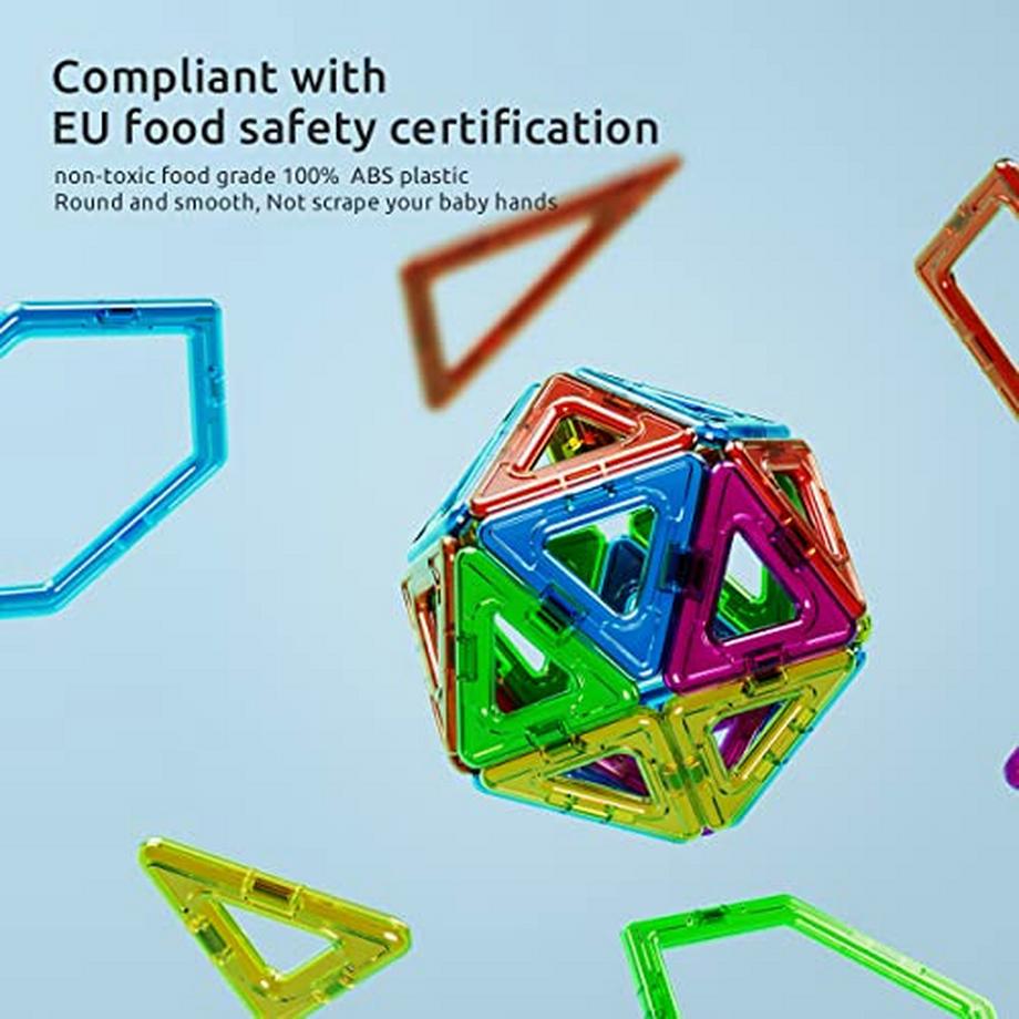 Activity-board  Magnetische Bausteine 48 Stück magnetisches Spielzeug Kinder DIY magnetisches Spielzeug Magnet 