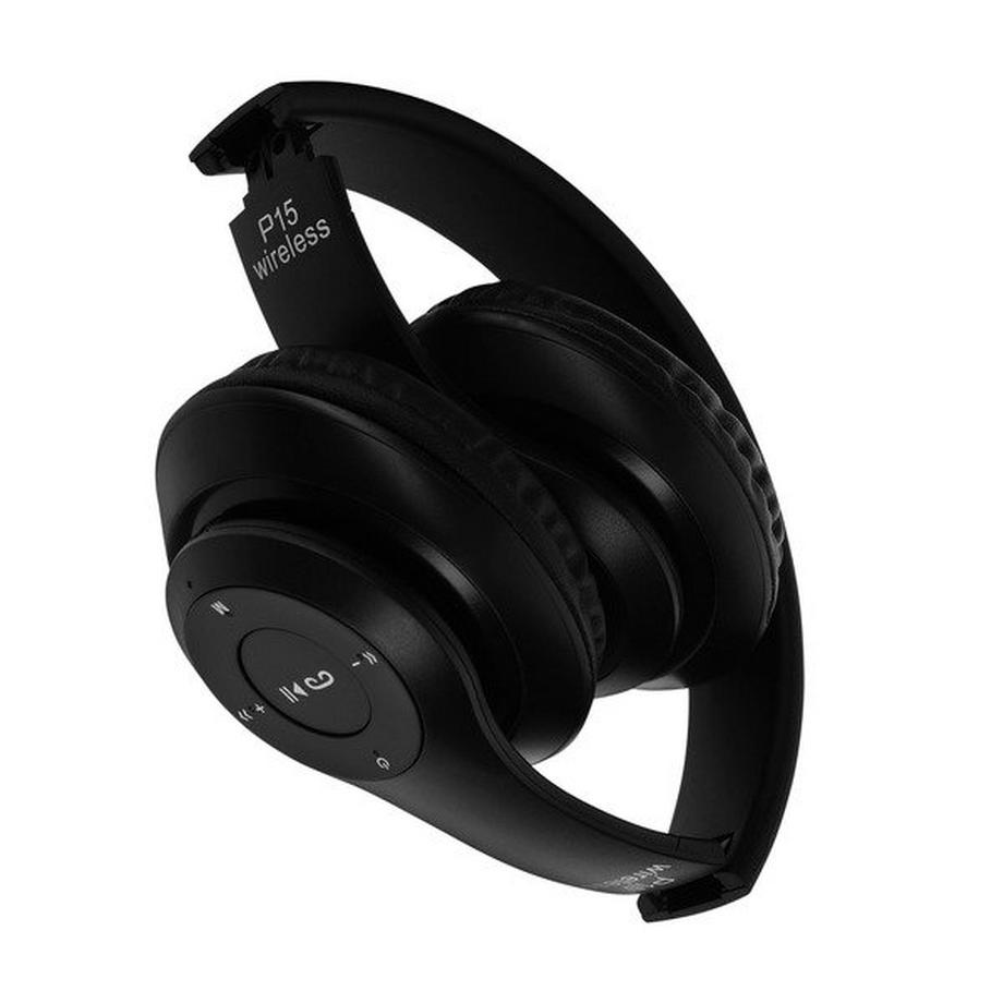 Avizar  Casque audio Bluetooth P15 pliable Noir 