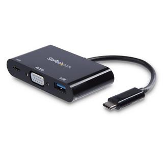 STARTECH.COM  Adaptateur multifonction USB-C vers VGA avec port USB-A et Power Delivery 