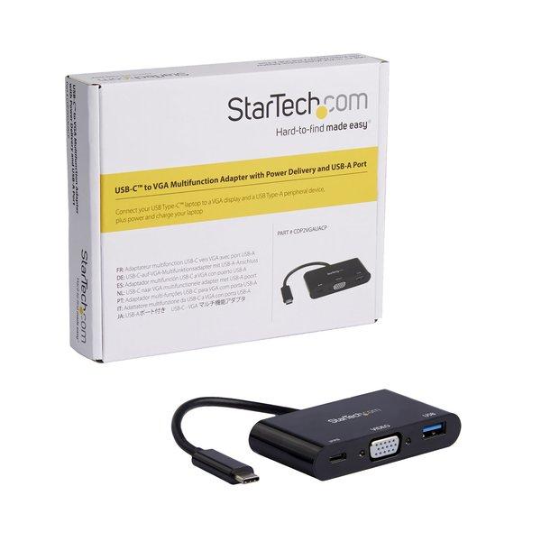 STARTECH.COM  Adaptateur multifonction USB-C vers VGA avec port USB-A et Power Delivery 