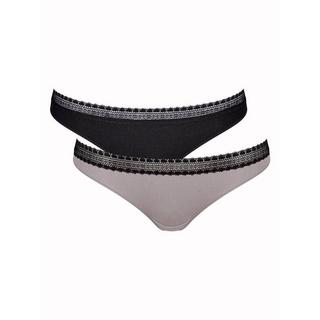 sloggi GO Ribbed Brazil Briefs 2er Pack  