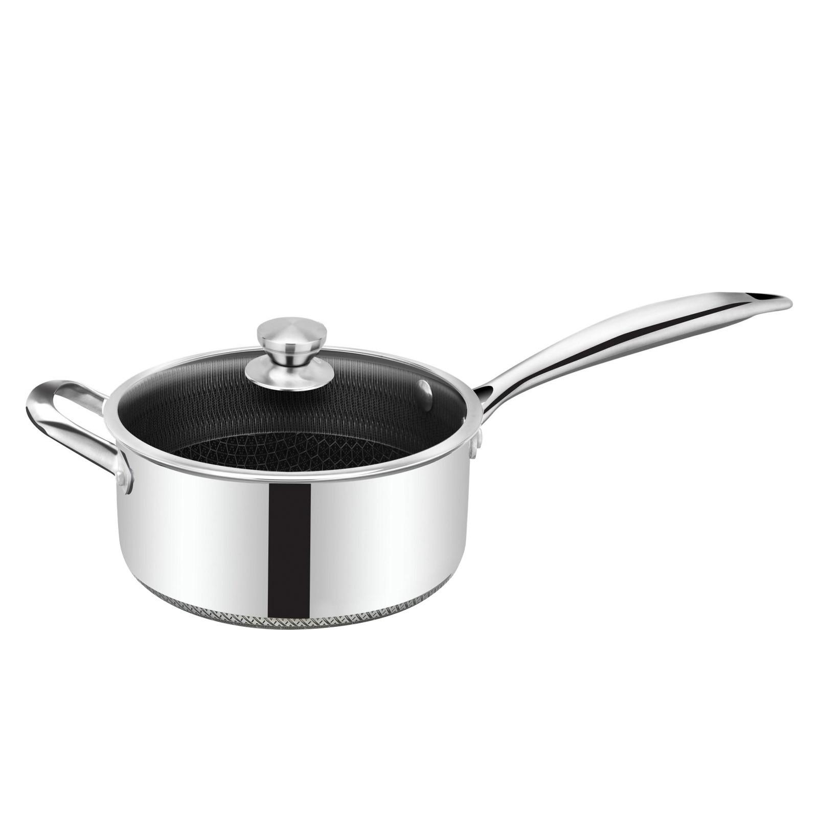 Cheffinger Tegame per salse 20 cm - Acciaio inox  