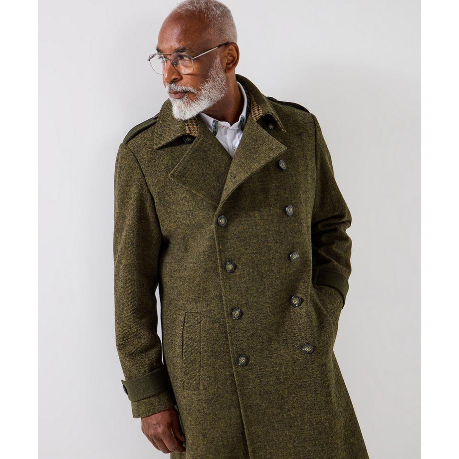 Joe Browns Cappotto doppiopetto con spalline e fodera a contrasto  