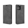 Cover-Discount  iPhone 12 / 12 Pro - Silky copertura Stand Flip Case nero Nero