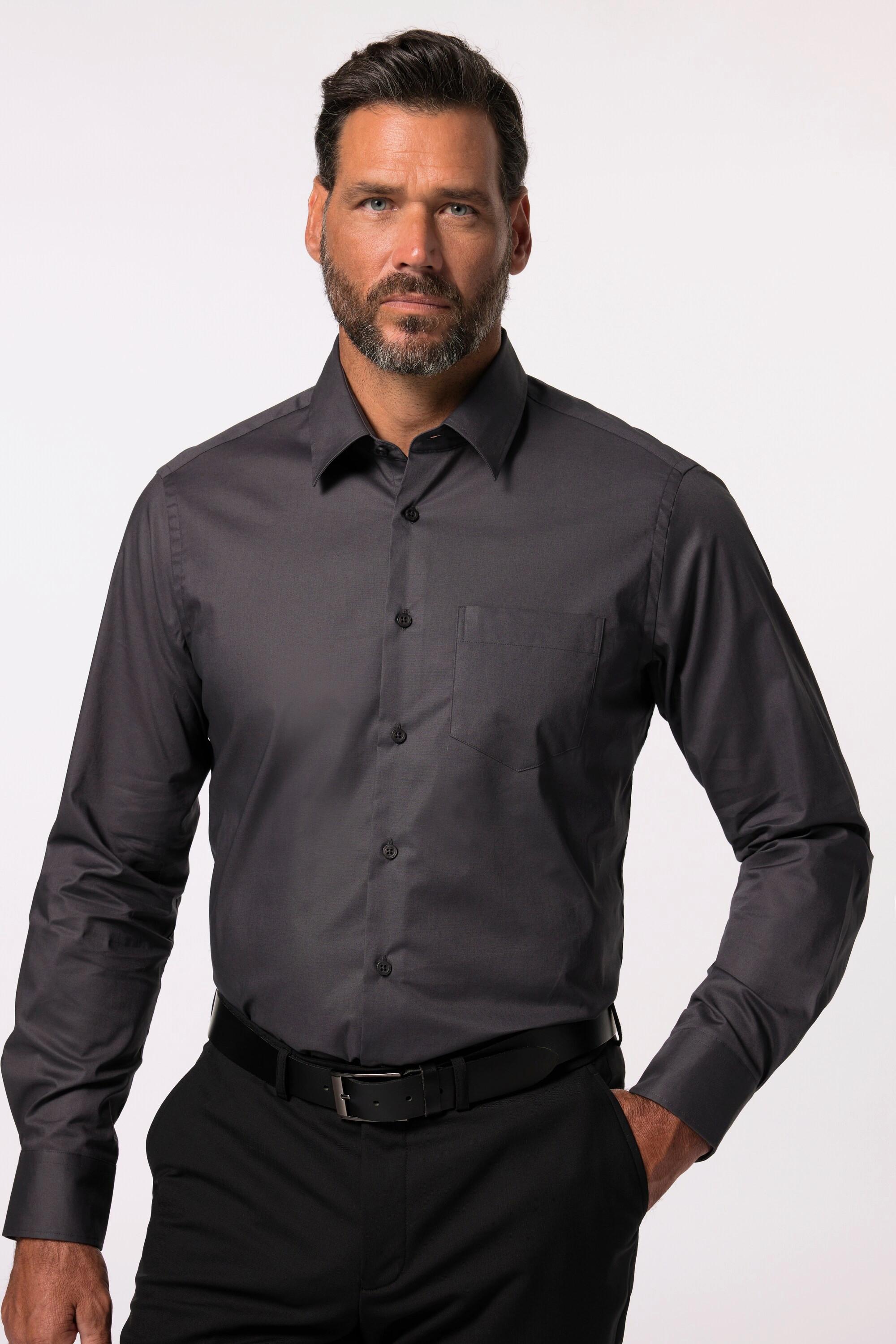 JP1880  Camicia basic dalla vestibilità moderna con FLEXNAMIC® e colletto ad apertura inglese 