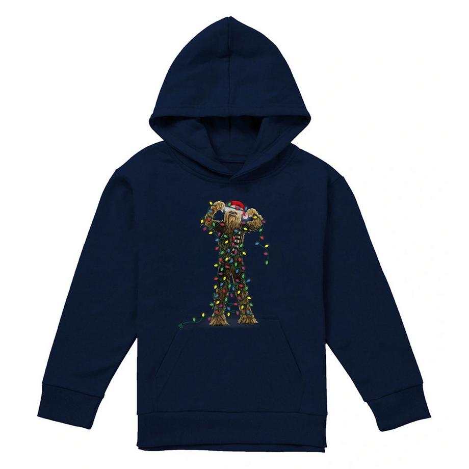 Tangled Lights Felpa Con Cappuccio Natale Chewbacca