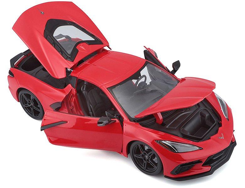 Maisto  1:18 Chevrolet Corvette Stingray Coupe 2020 Rot 