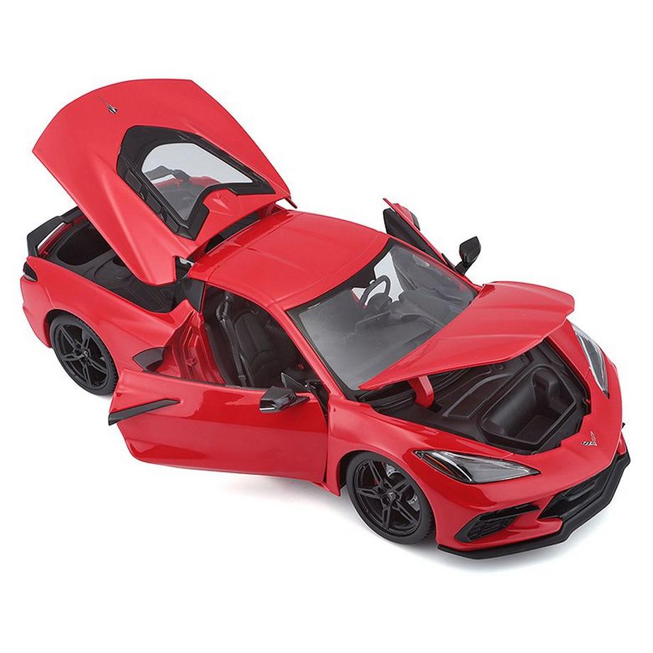 Maisto  1:18 Chevrolet Corvette Stingray Coupe 2020 Rot 