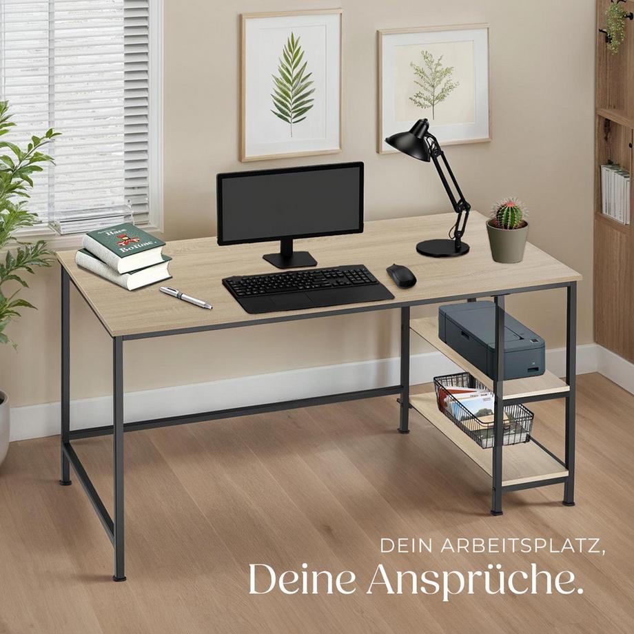 Tectake Scrivania da computer Canton stile industriale  