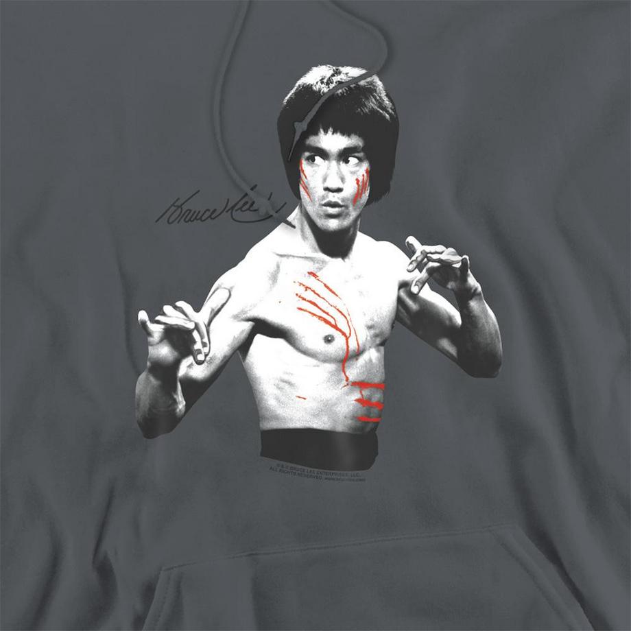 Bruce Lee Final Confrontation Felpa Con Cappuccio  