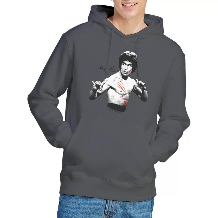 Bruce Lee Final Confrontation Felpa Con Cappuccio  
