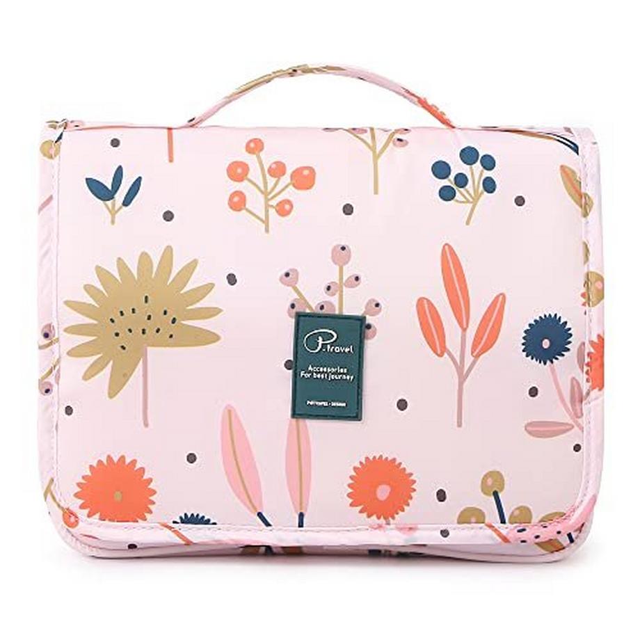 Only-bags.store  Kulturbeutel zum aufhängen Kulturtasche - Waschbeutel Kosmetiktasche mit Haken für Reisen, Urlaub, 