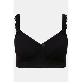 Ulla Popken  Soutien-gorge souple sans armatures avec détail en dentelle - bonnet C-E 