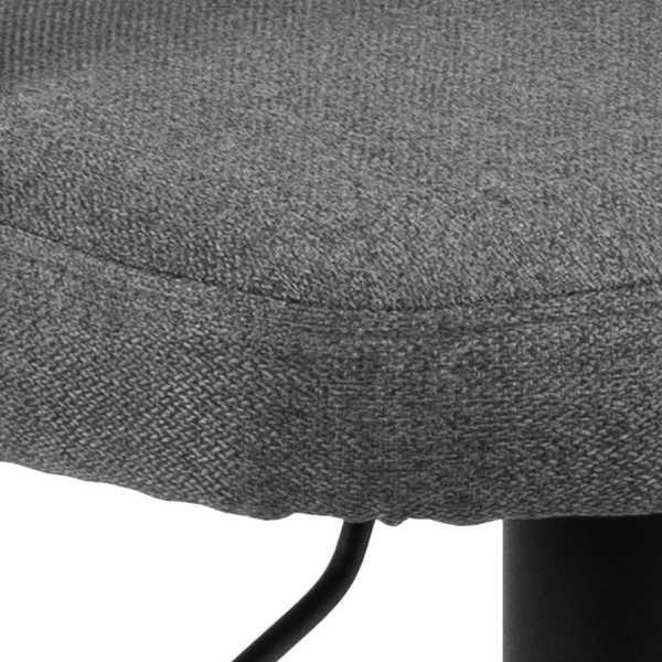 mutoni Tabouret de bar Lucille gris, noir (1 pièce)  