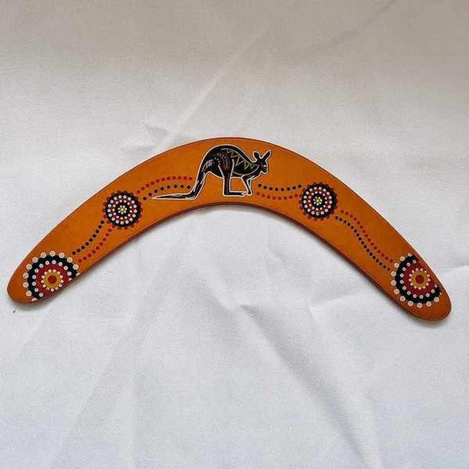 Gameloot  Bumerang mit australischem Design - Braun 