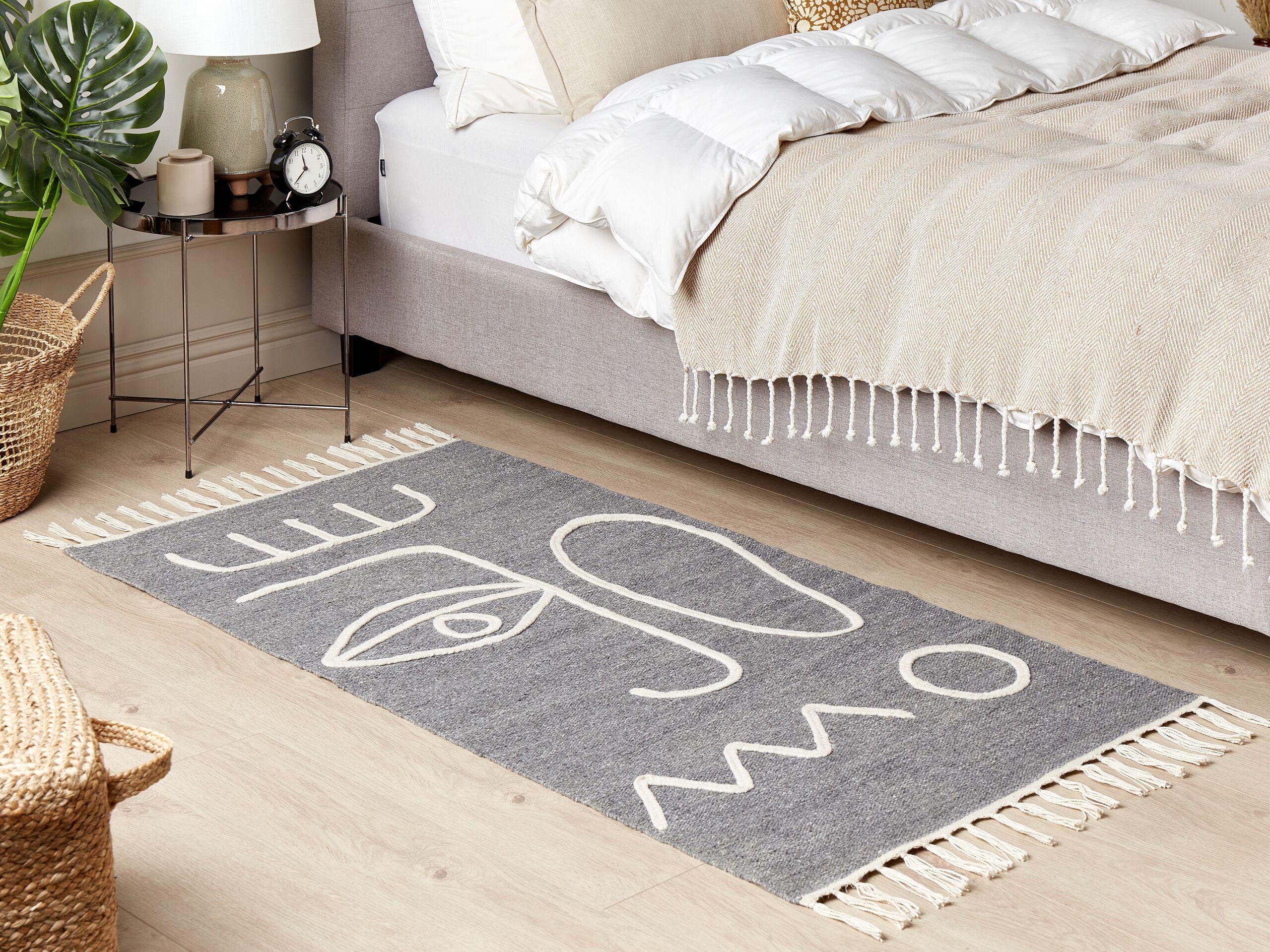 Beliani Tapis d'extérieur en Polyester Boho YAVU  