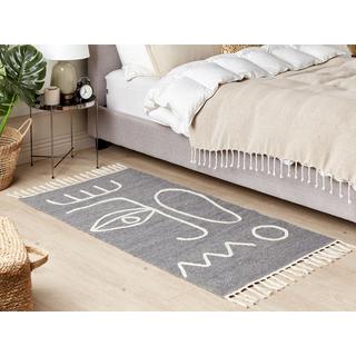 Beliani Tapis en Polyester Boho YAVU  