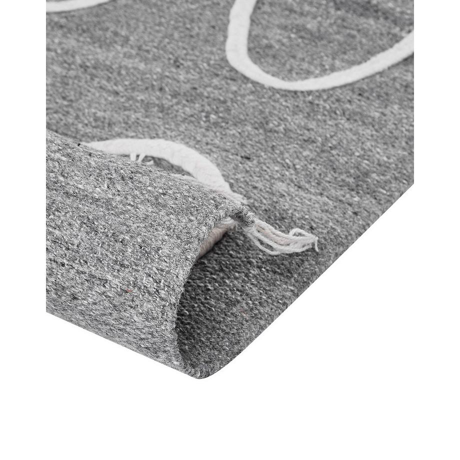 Beliani Outdoorteppich aus Polyester Boho YAVU  