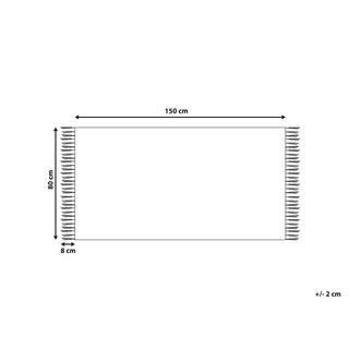 Beliani Tapis d'extérieur en Polyester Boho YAVU  