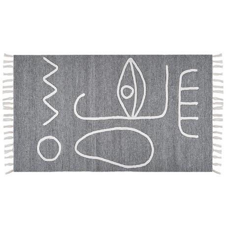 Beliani Tapis d'extérieur en Polyester Boho YAVU  