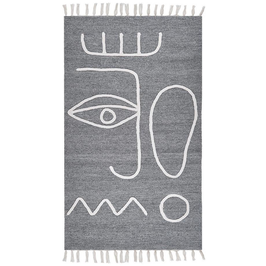 Beliani Outdoorteppich aus Polyester Boho YAVU  