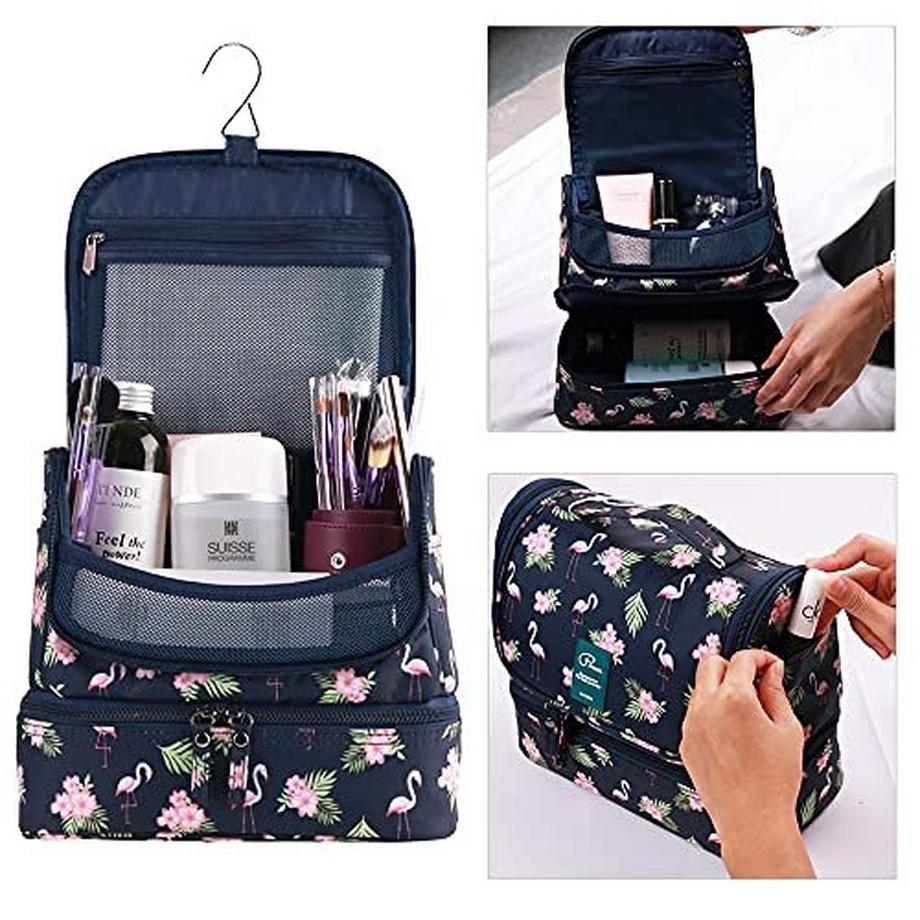Only-bags.store  Kulturtasche Reise-Toilettenbeutel faltbar wasserdicht Kosmetiktasche Verfassung Dusche Tasche mit 