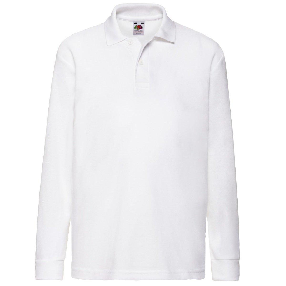 Fruit of the Loom  Polo Shirt, Langarm 