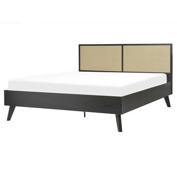 Letto con rete a doghe en Rattan Moderno MONPAZIER