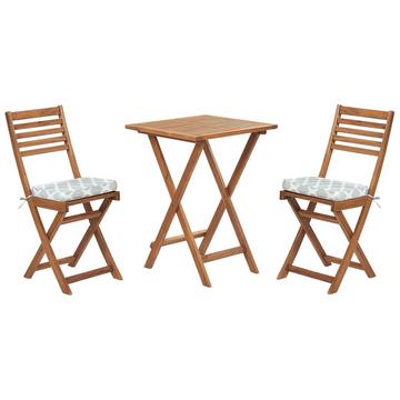 Set di tavolino e sedie en Legno d'acacia Classico FIJI