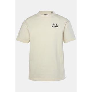 Sthuge Oversized Halbarm T-Shirt mit Brustprint  