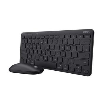 Lyra Tastatur Maus enthalten RF Wireless + Bluetooth QWERTZ Deutsch Schwarz