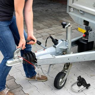 Northix Serratura per rimorchio con 5 chiavi  