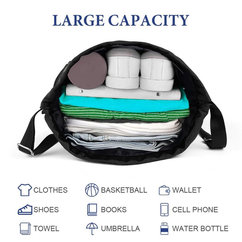 Only-bags.store Zaino sportivo con cordino grande capacità  