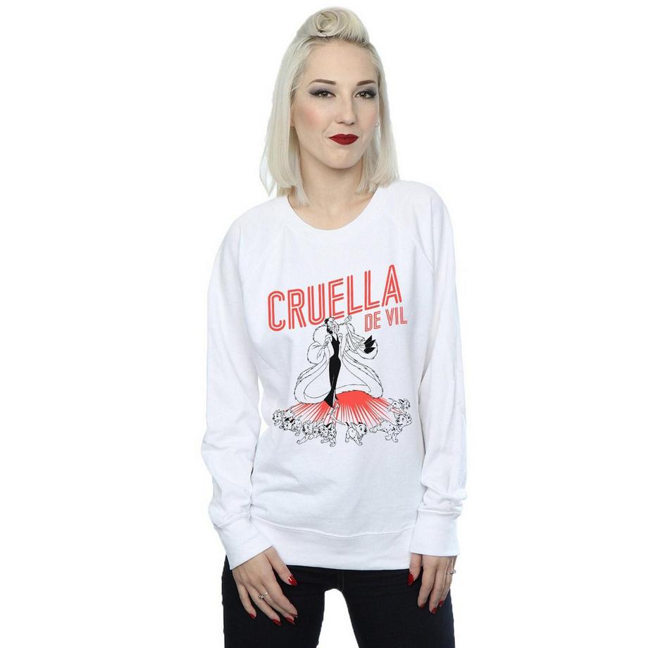 Disney Cruella De Vil Sweatshirt Imprimé Graphique  
