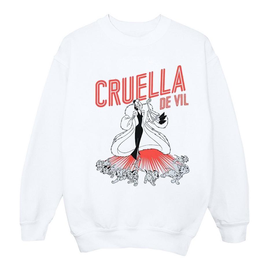 Disney Cruella De Vil Sweatshirt Imprimé Graphique  