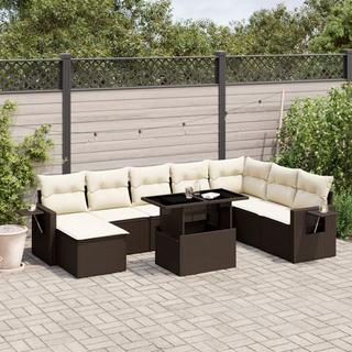 VidaXL Garten sofagarnitur poly-rattan  