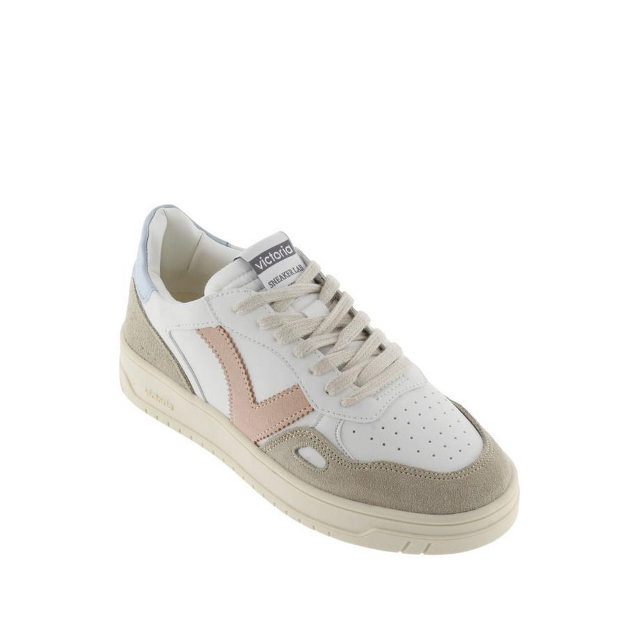 Victoria  niedrige sneakers mit ledereffekt für damen 