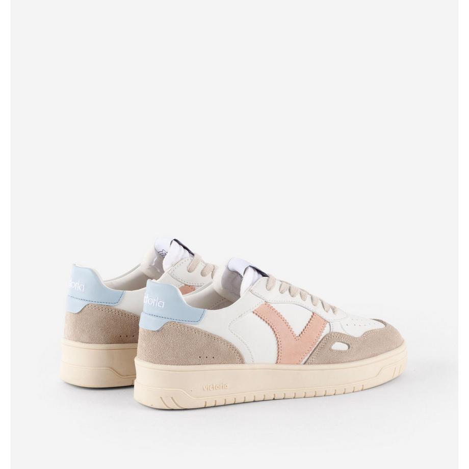 Victoria  niedrige sneakers mit ledereffekt für damen 