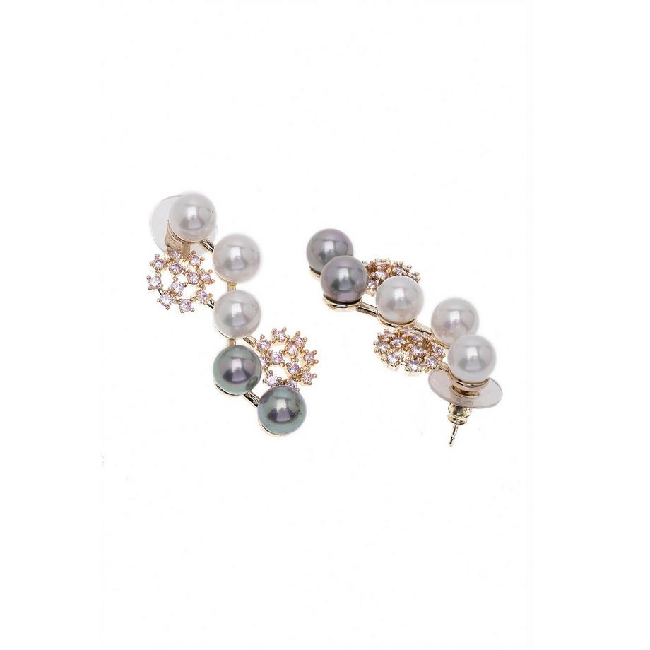 AVANT-GARDE PARIS  Kaskadierende Schneeflocken-Ohrringe 